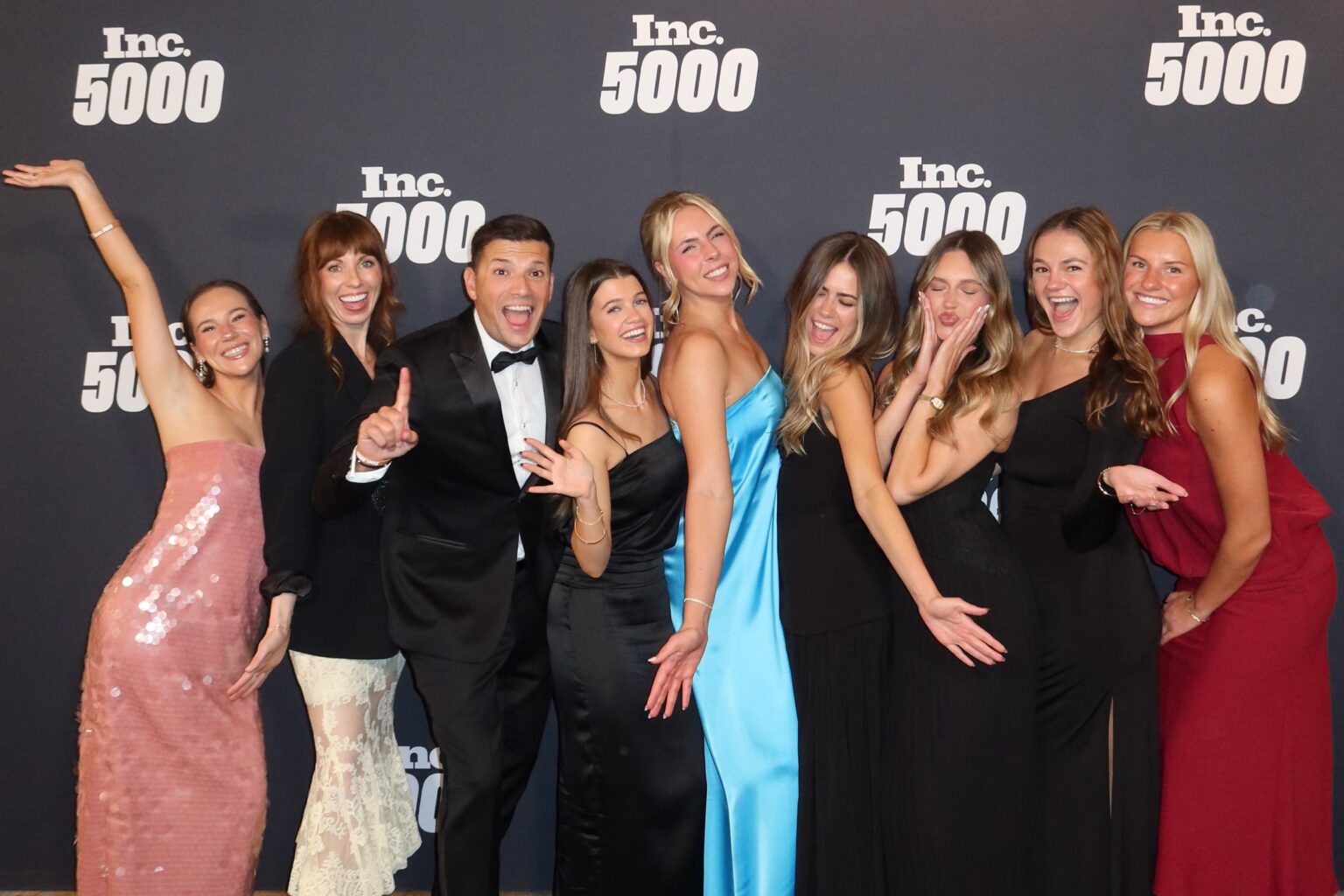 Paul Desisto with the PD Talent team at the 2026 Inc. 5000 Gala in Dallas