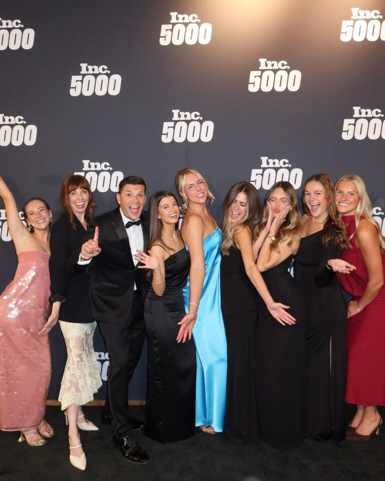 The PD Talent team on the red carpet at the 2026 Inc. 5000 Gala